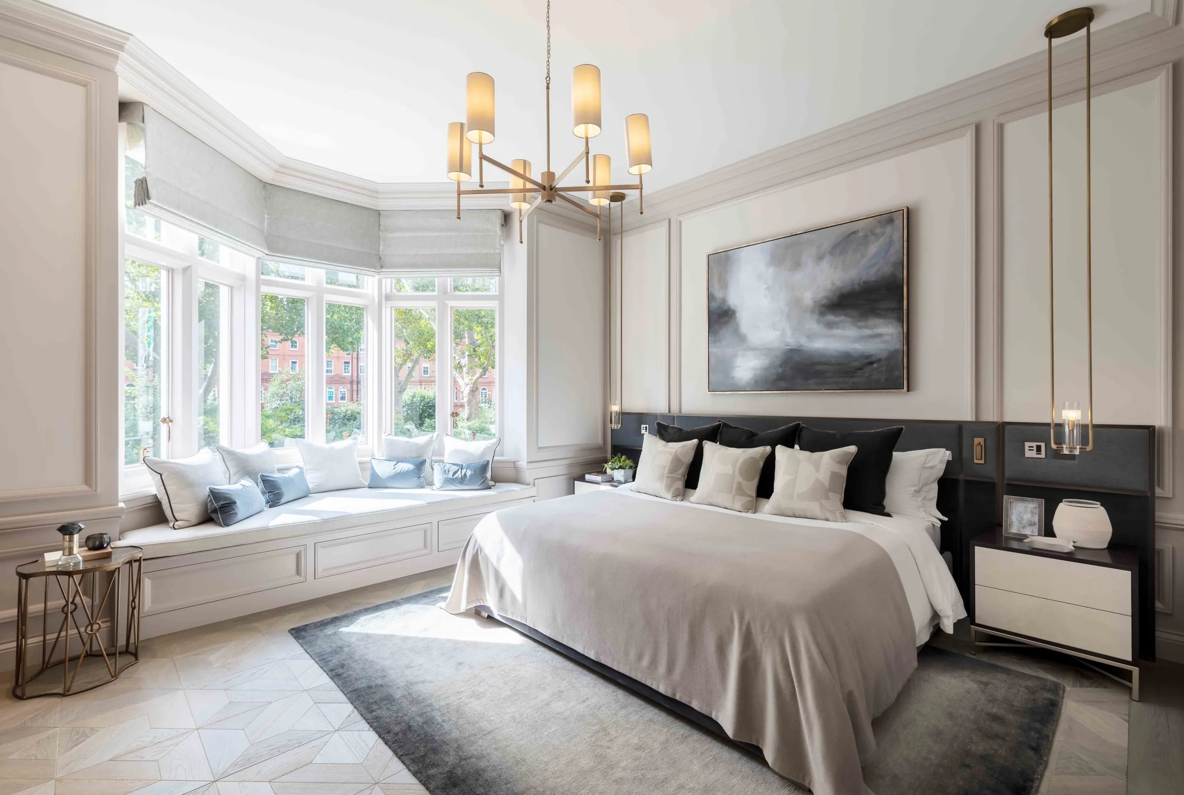 Lennox Gardens Triplex — master bedroom